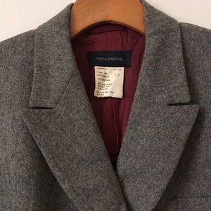 Piazza sempione double-breAsted wool blazer IT 42